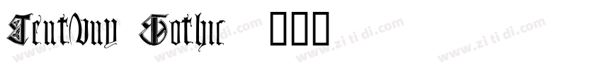 Centuny Gothic字体转换